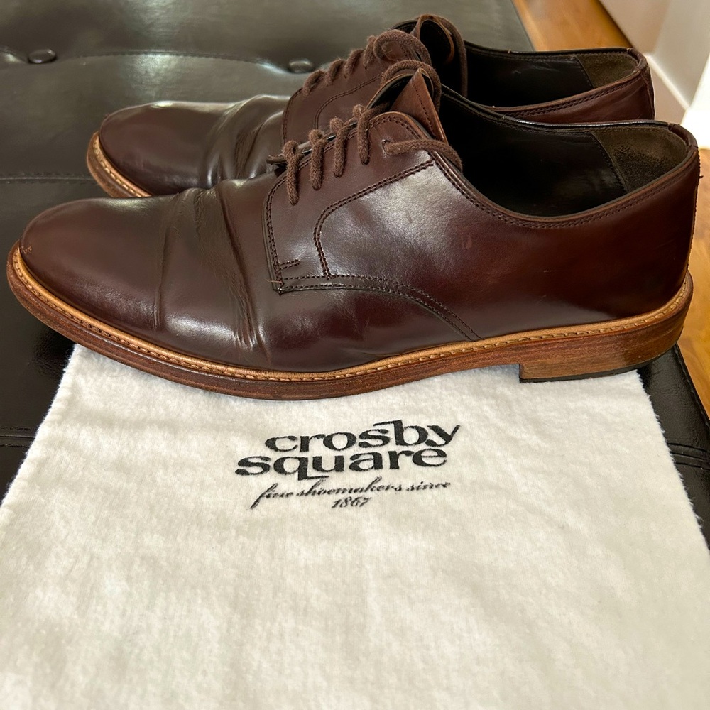 Crosby Square Stevens Derby in Dark Brown